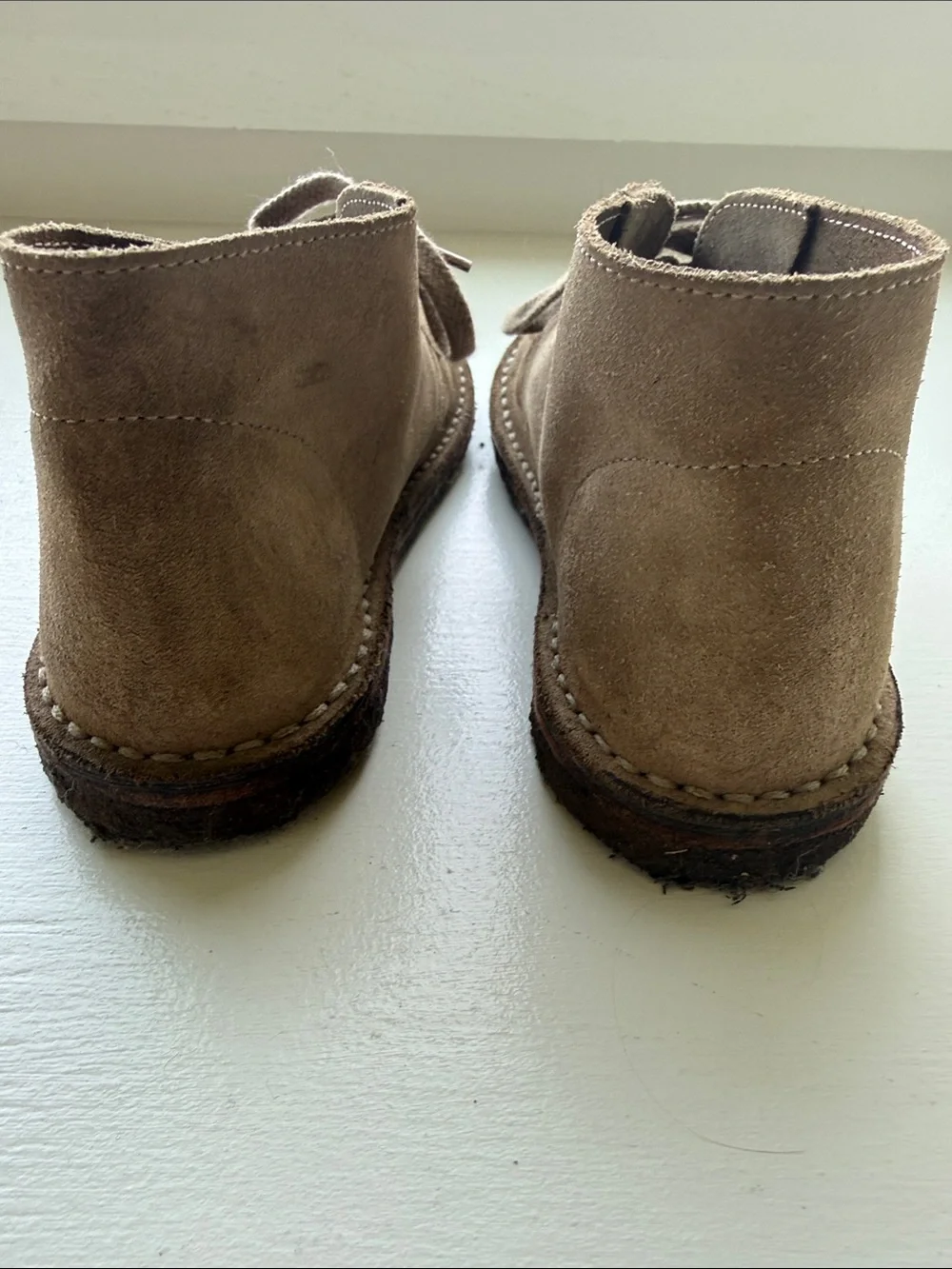 Crewcuts Tan Suede Desert Boots - Kids